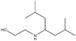 2-[(2,6-dimethylheptan-4-yl)amino]ethan-1-ol 구조식 이미지