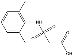 2-[(2,6-dimethylphenyl)sulfamoyl]acetic acid 구조식 이미지
