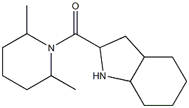 2-[(2,6-dimethylpiperidin-1-yl)carbonyl]octahydro-1H-indole Structure