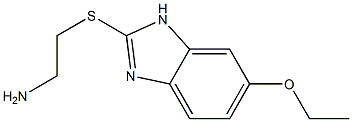 2-[(2-aminoethyl)sulfanyl]-6-ethoxy-1H-1,3-benzodiazole 구조식 이미지