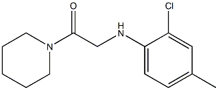 2-[(2-chloro-4-methylphenyl)amino]-1-(piperidin-1-yl)ethan-1-one Structure