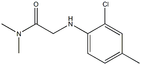 2-[(2-chloro-4-methylphenyl)amino]-N,N-dimethylacetamide Structure