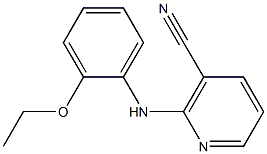 2-[(2-ethoxyphenyl)amino]nicotinonitrile 구조식 이미지