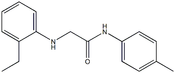 2-[(2-ethylphenyl)amino]-N-(4-methylphenyl)acetamide Structure