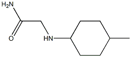 2-[(4-methylcyclohexyl)amino]acetamide Structure