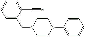 2-[(4-phenylpiperazin-1-yl)methyl]benzonitrile Structure