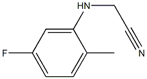 2-[(5-fluoro-2-methylphenyl)amino]acetonitrile Structure
