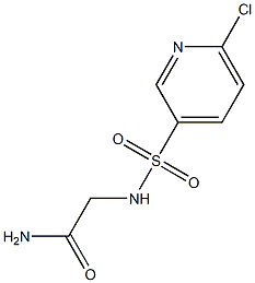 2-[(6-chloropyridine-3-)sulfonamido]acetamide Structure