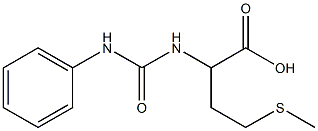 2-[(anilinocarbonyl)amino]-4-(methylthio)butanoic acid Structure