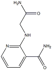 2-[(carbamoylmethyl)amino]pyridine-3-carboxamide 구조식 이미지