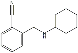 2-[(cyclohexylamino)methyl]benzonitrile Structure