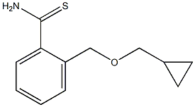 2-[(cyclopropylmethoxy)methyl]benzene-1-carbothioamide 구조식 이미지