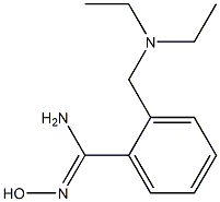 2-[(diethylamino)methyl]-N'-hydroxybenzenecarboximidamide Structure