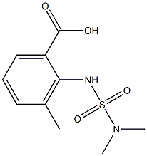2-[(dimethylsulfamoyl)amino]-3-methylbenzoic acid Structure