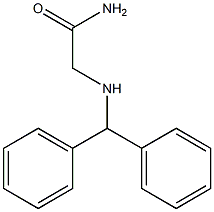 2-[(diphenylmethyl)amino]acetamide 구조식 이미지