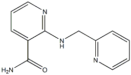 2-[(pyridin-2-ylmethyl)amino]pyridine-3-carboxamide 구조식 이미지