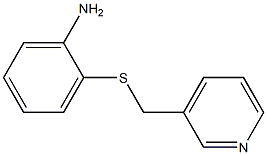 2-[(pyridin-3-ylmethyl)thio]aniline 구조식 이미지