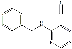 2-[(pyridin-4-ylmethyl)amino]pyridine-3-carbonitrile 구조식 이미지