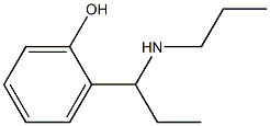 2-[1-(propylamino)propyl]phenol 구조식 이미지