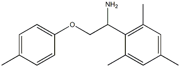 2-[1-amino-2-(4-methylphenoxy)ethyl]-1,3,5-trimethylbenzene 구조식 이미지