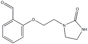 2-[2-(2-oxoimidazolidin-1-yl)ethoxy]benzaldehyde Structure