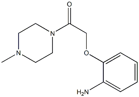 2-[2-(4-methylpiperazin-1-yl)-2-oxoethoxy]aniline Structure