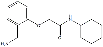 2-[2-(aminomethyl)phenoxy]-N-cyclohexylacetamide Structure
