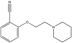 2-[2-(piperidin-1-yl)ethoxy]benzonitrile 구조식 이미지
