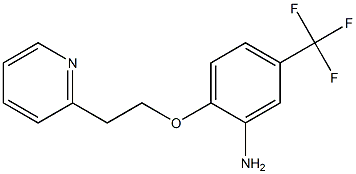 2-[2-(pyridin-2-yl)ethoxy]-5-(trifluoromethyl)aniline Structure