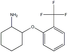 2-[2-(trifluoromethyl)phenoxy]cyclohexan-1-amine Structure