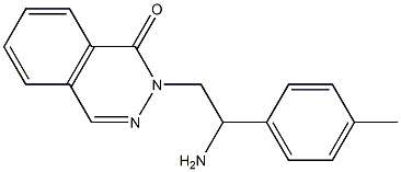 2-[2-amino-2-(4-methylphenyl)ethyl]phthalazin-1(2H)-one 구조식 이미지