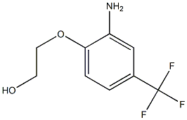 2-[2-amino-4-(trifluoromethyl)phenoxy]ethan-1-ol 구조식 이미지