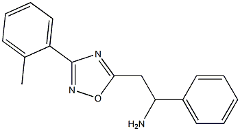 2-[3-(2-methylphenyl)-1,2,4-oxadiazol-5-yl]-1-phenylethan-1-amine Structure