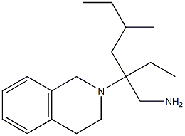 2-[3-(aminomethyl)-5-methylheptan-3-yl]-1,2,3,4-tetrahydroisoquinoline 구조식 이미지