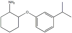 2-[3-(propan-2-yl)phenoxy]cyclohexan-1-amine Structure