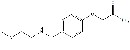 2-[4-({[2-(dimethylamino)ethyl]amino}methyl)phenoxy]acetamide Structure