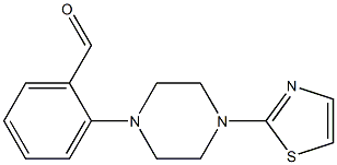 2-[4-(1,3-thiazol-2-yl)piperazin-1-yl]benzaldehyde Structure