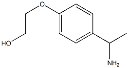 2-[4-(1-aminoethyl)phenoxy]ethan-1-ol Structure