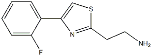 2-[4-(2-fluorophenyl)-1,3-thiazol-2-yl]ethanamine Structure