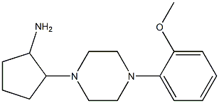 2-[4-(2-methoxyphenyl)piperazin-1-yl]cyclopentan-1-amine Structure