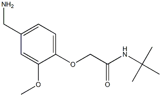 2-[4-(aminomethyl)-2-methoxyphenoxy]-N-(tert-butyl)acetamide Structure