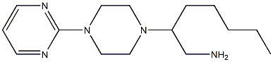 2-[4-(pyrimidin-2-yl)piperazin-1-yl]heptan-1-amine Structure