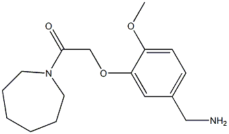 2-[5-(aminomethyl)-2-methoxyphenoxy]-1-(azepan-1-yl)ethan-1-one 구조식 이미지