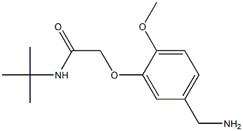 2-[5-(aminomethyl)-2-methoxyphenoxy]-N-tert-butylacetamide 구조식 이미지