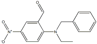 2-[benzyl(ethyl)amino]-5-nitrobenzaldehyde Structure