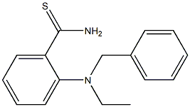 2-[benzyl(ethyl)amino]benzene-1-carbothioamide 구조식 이미지