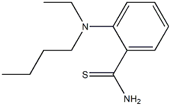 2-[butyl(ethyl)amino]benzene-1-carbothioamide 구조식 이미지