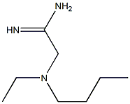 2-[butyl(ethyl)amino]ethanimidamide Structure