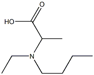 2-[butyl(ethyl)amino]propanoic acid Structure