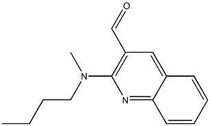 2-[butyl(methyl)amino]quinoline-3-carbaldehyde Structure